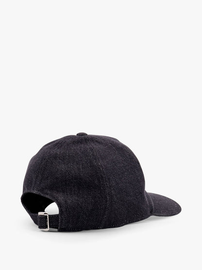 Denim baseball hat with logo embroidery thumbnail