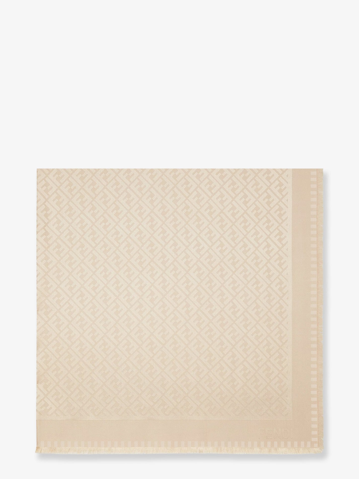FF jacquard cotton shawl