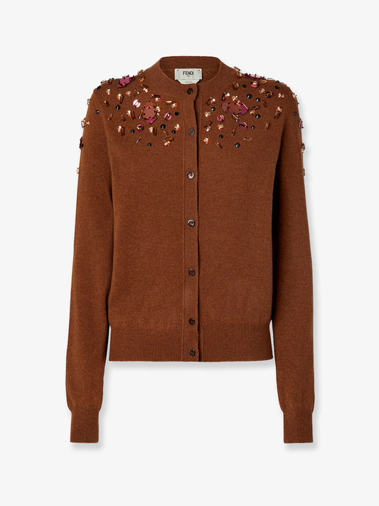 Wool and cashmere cardigan