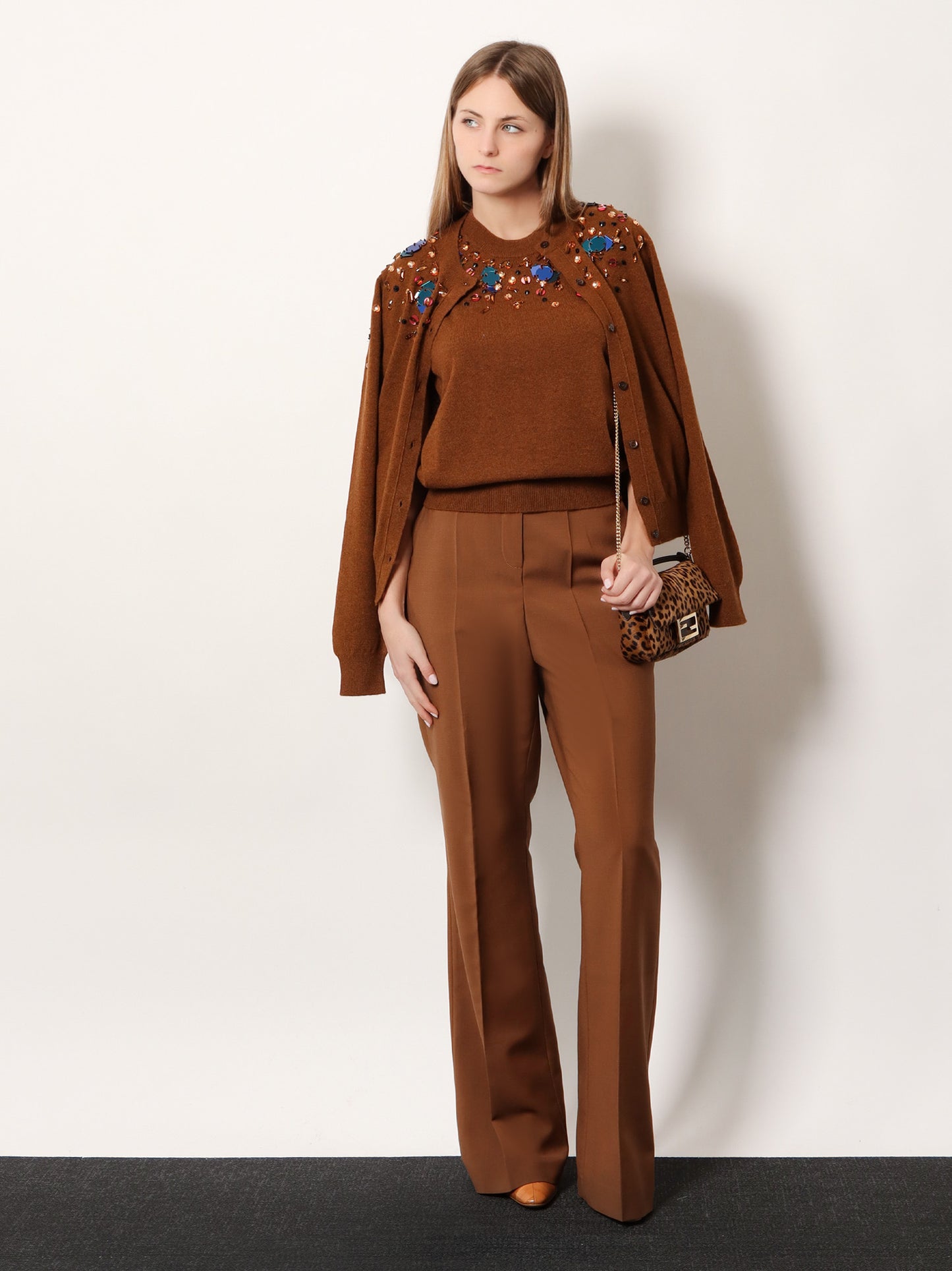 Wool and cashmere cardigan
