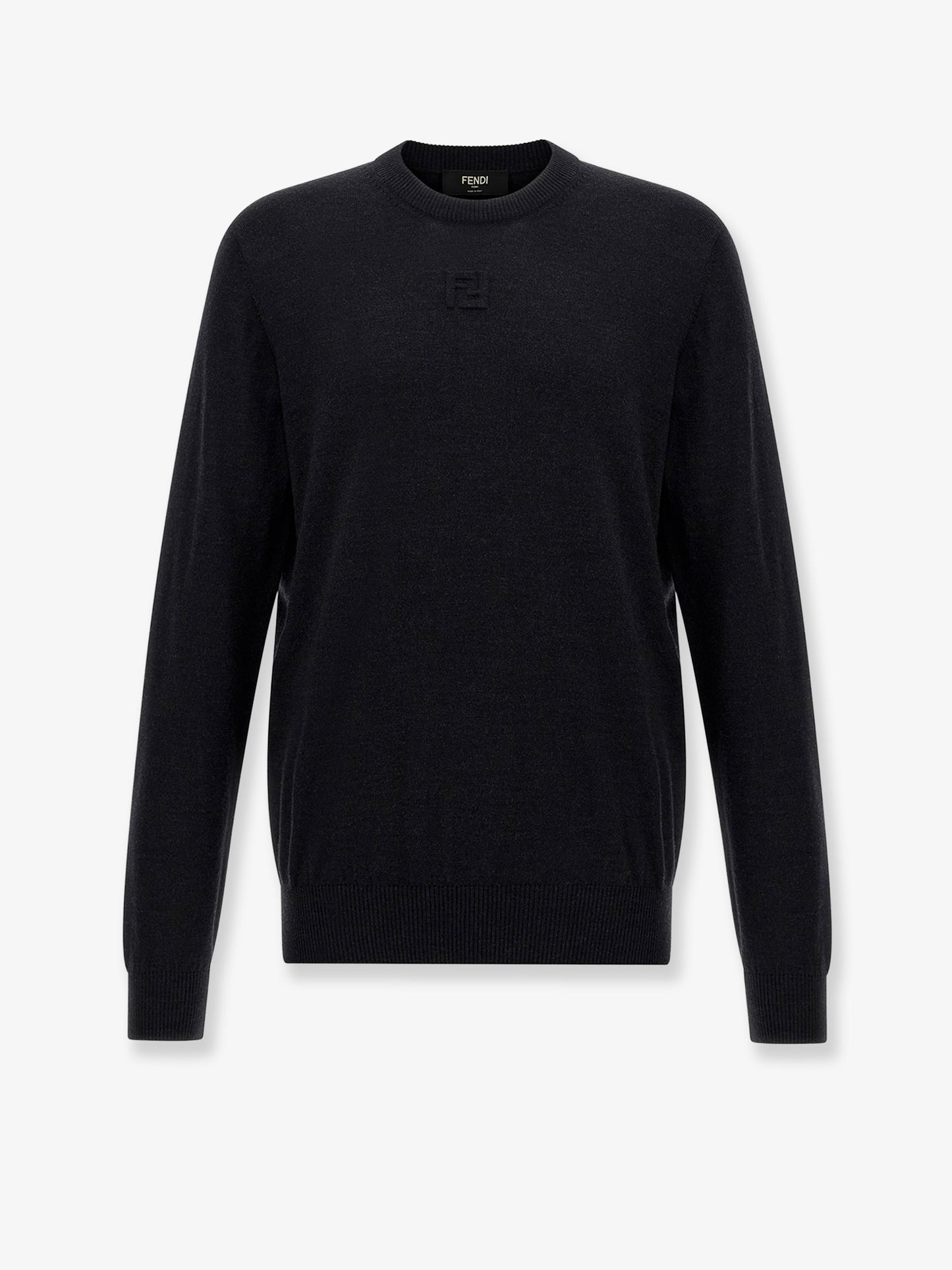 Wool sweater with FF detail