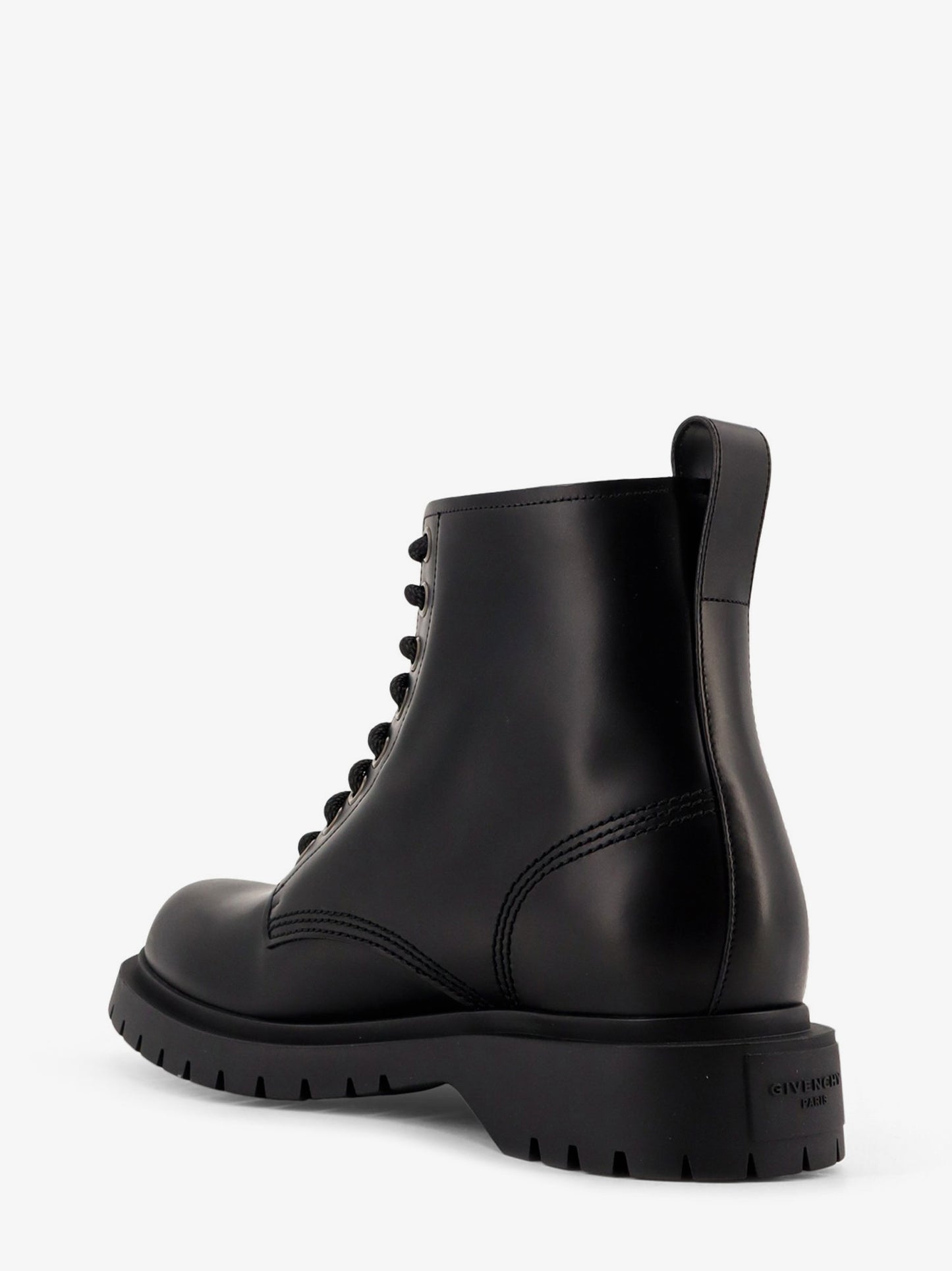 Leather ankle boots