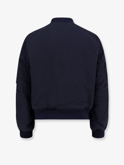 Cotton blend bomber jacket thumbnail