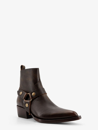 Debbie Distressed leather boots thumbnail