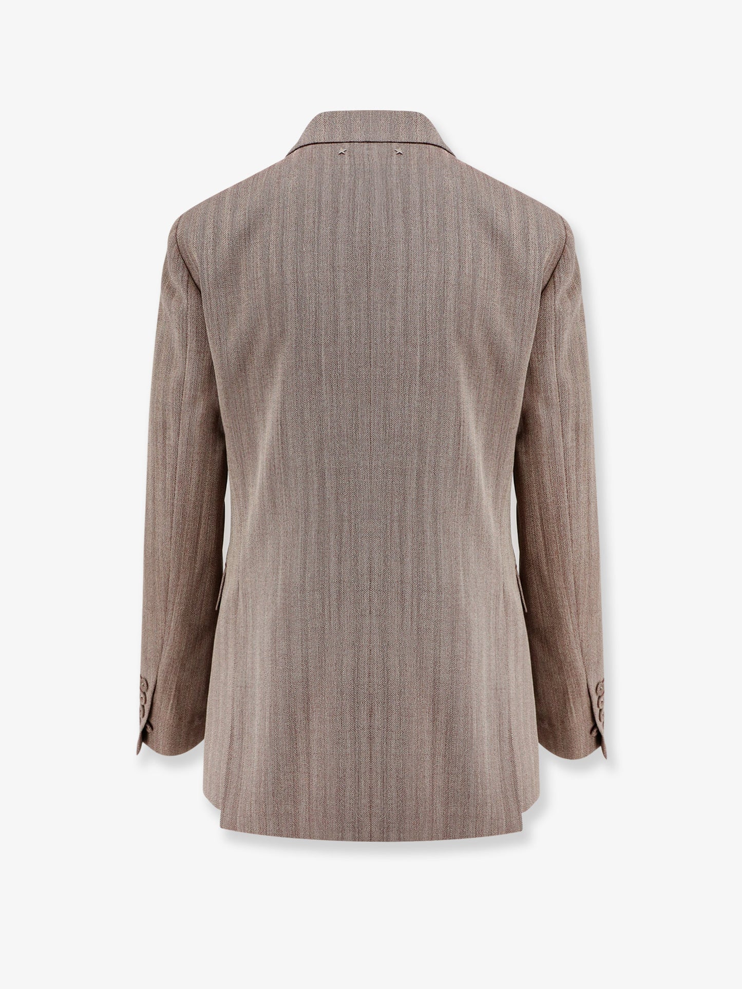 Diva herringbone virgin wool blazer