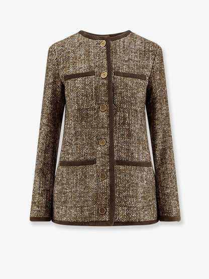Boxy Fit wool blend blazer thumbnail