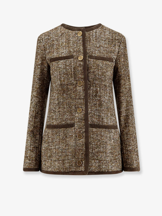 Boxy Fit wool blend blazer
