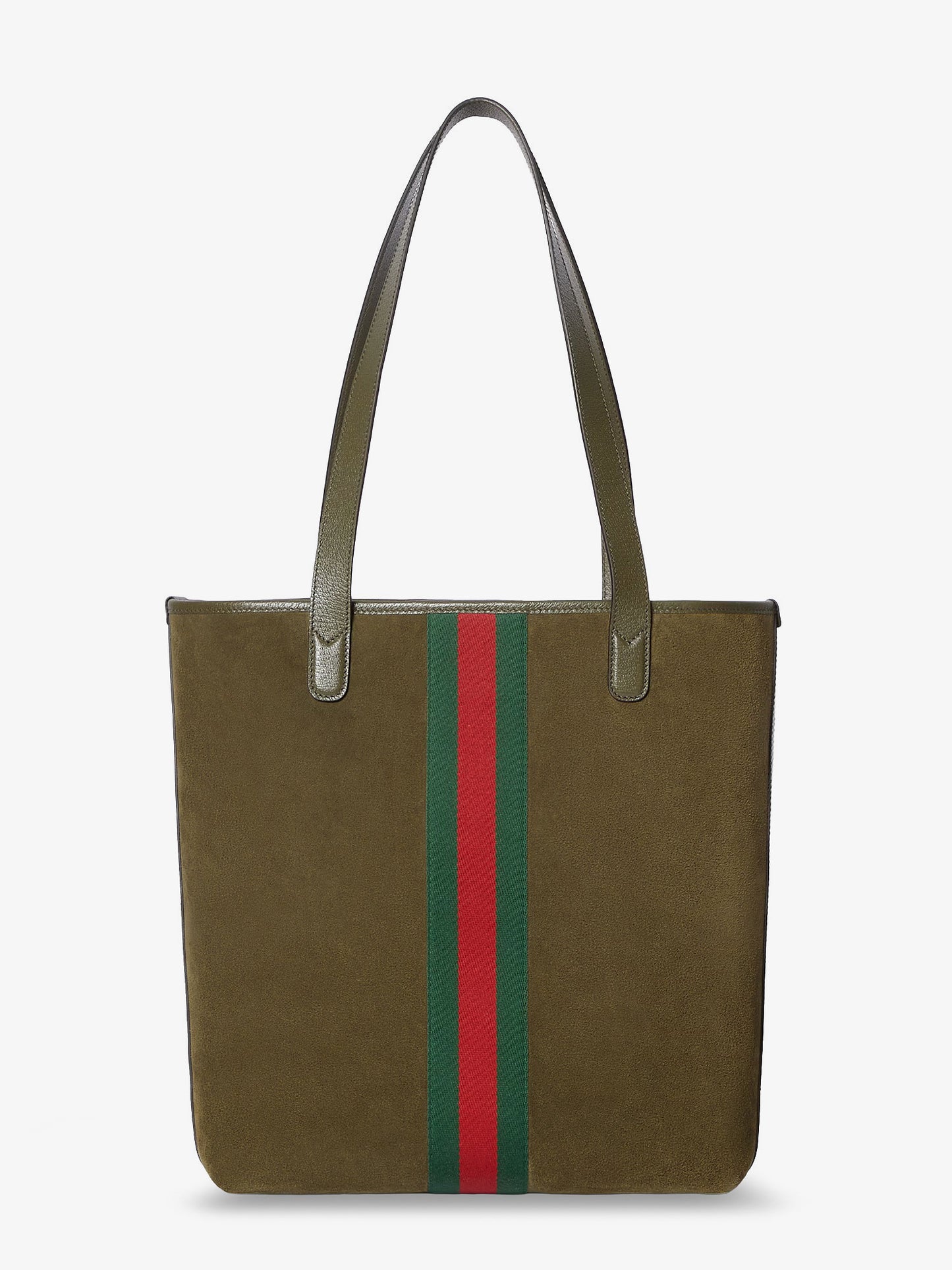 Ophidia suede and leather shopping bag