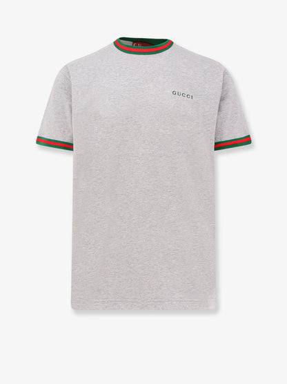 T-shirt in cotone con dettaglio Web   thumbnail
