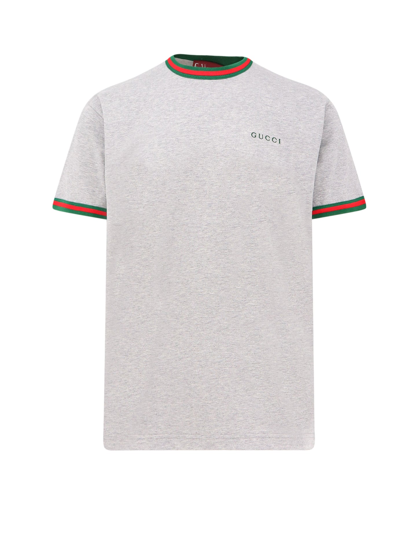 T-shirt in cotone con dettaglio Web  
