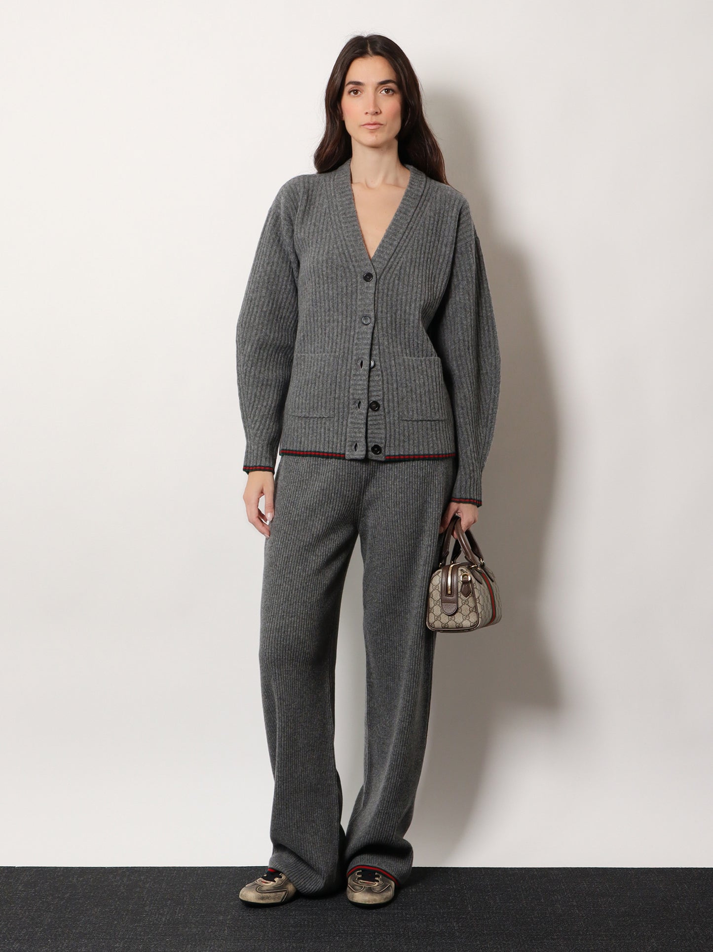 Pantaloni in lana stretch