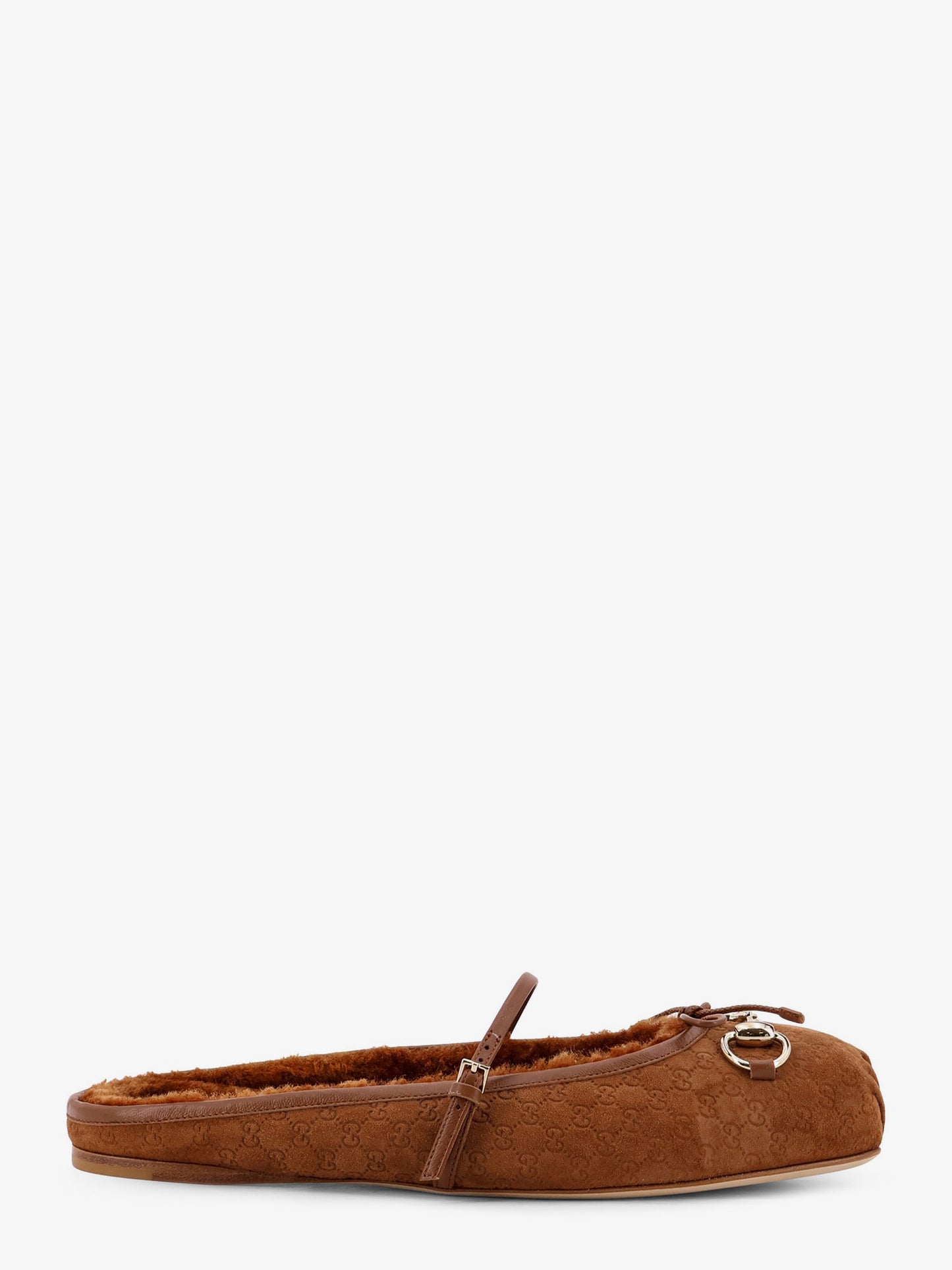GG Suede sabot