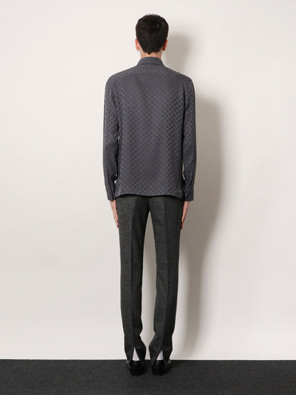 GG Jacquard silk shirt thumbnail