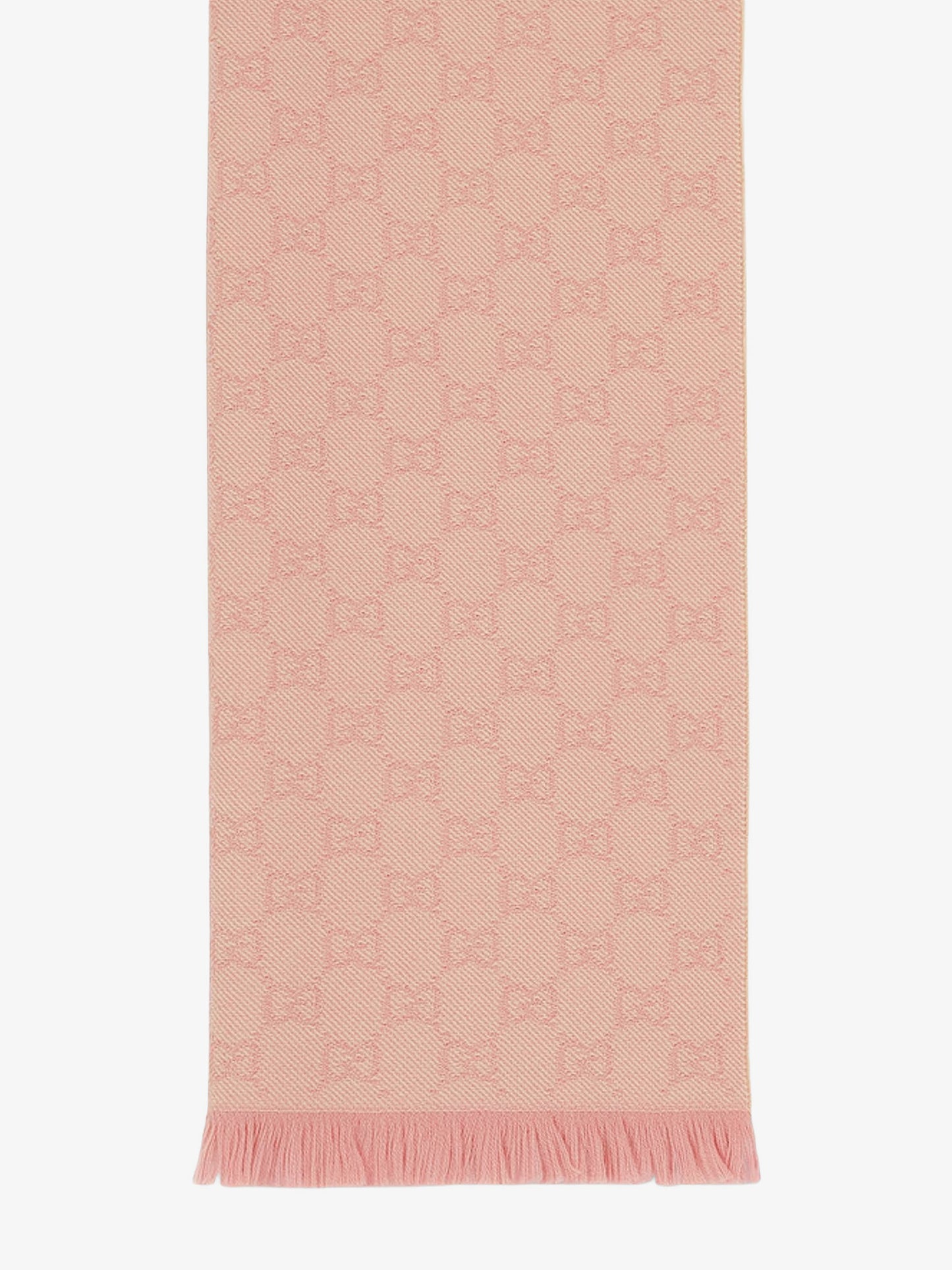 Sciarpa in lana jacquard con motivo GG