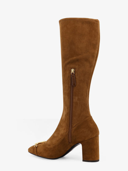 Suede boots with metal Horsebit thumbnail