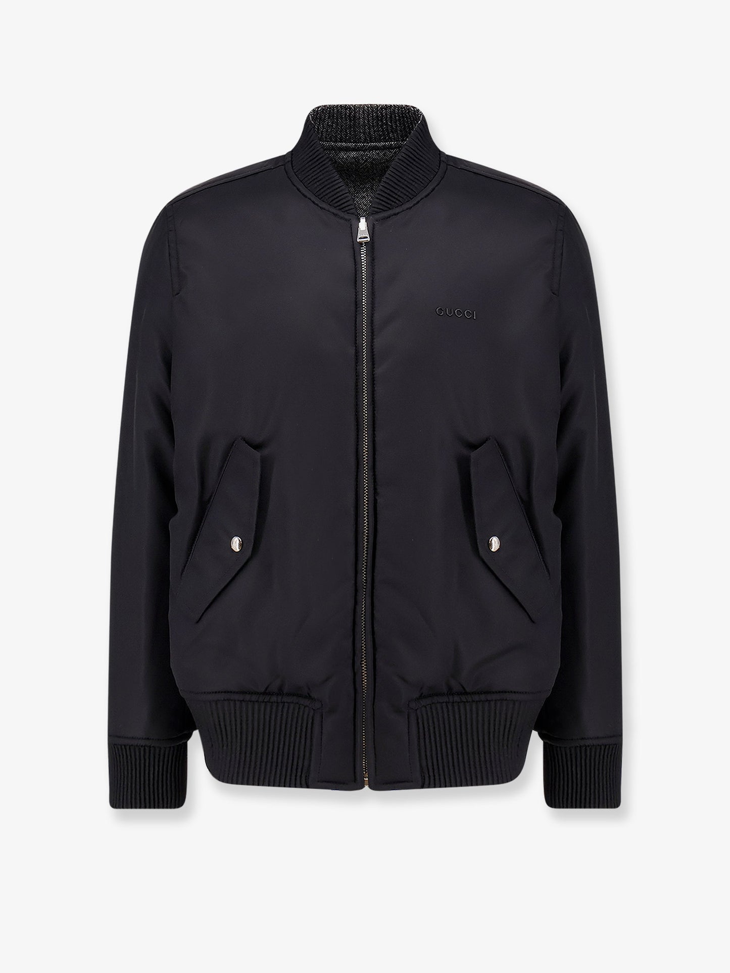 Giubbino Reversibile in lana e nylon