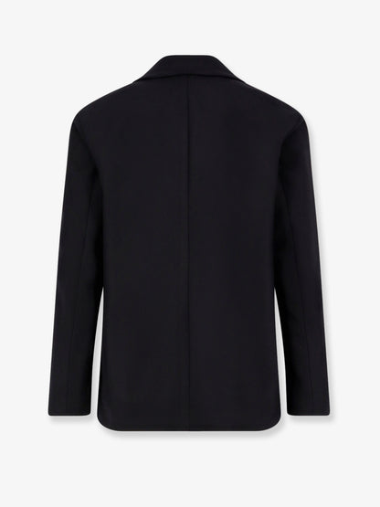 Trani double-breasted wool blend coat thumbnail
