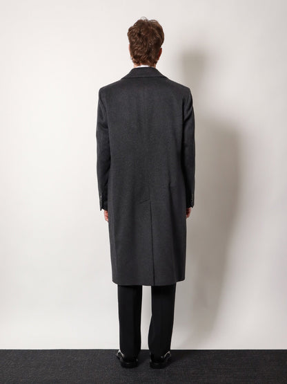 Cashmere coat with satin lining thumbnail
