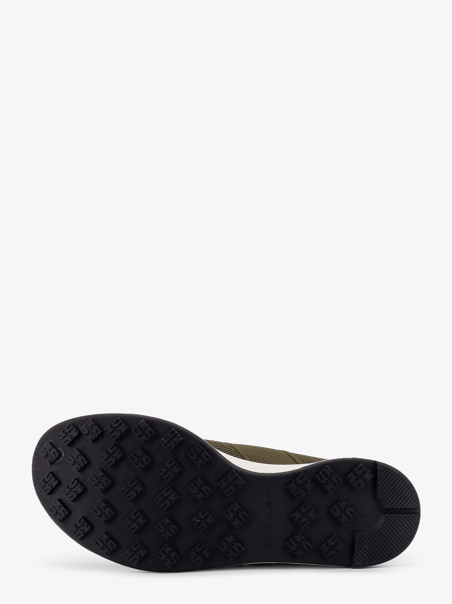 Low-top mesh sneakers with suede profiles
