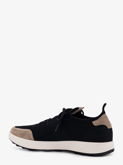 Sneakers low-top in mesh con profili in suede thumbnail