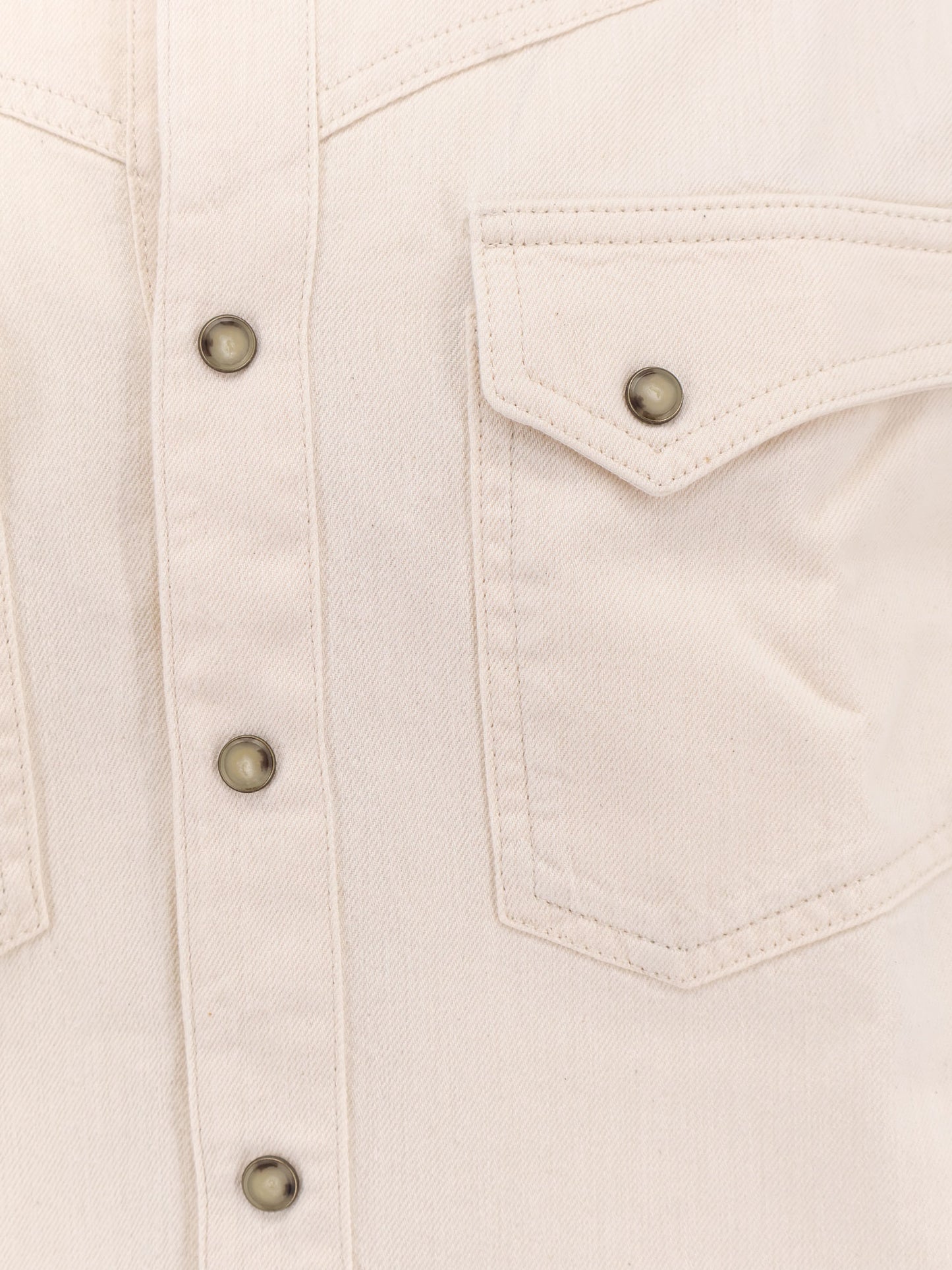 Camicia white denim