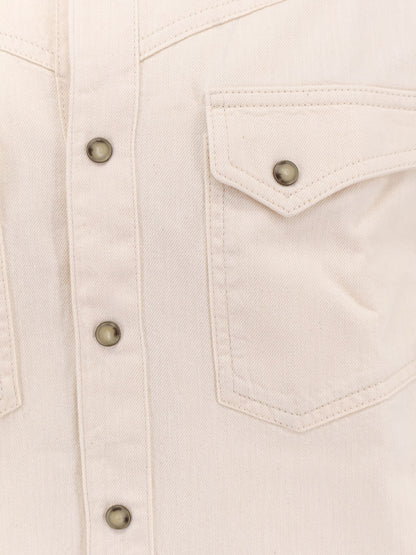 Camicia white denim thumbnail