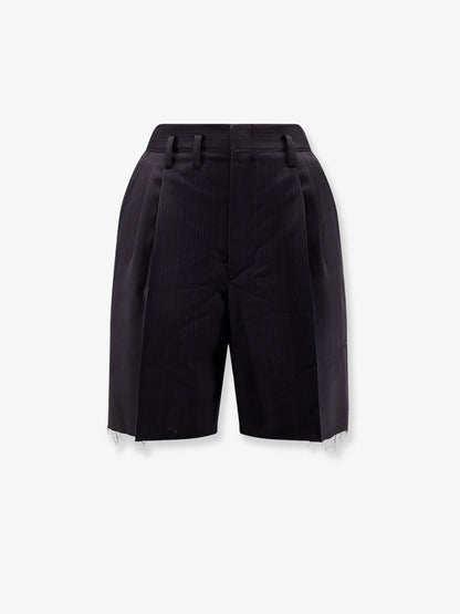 Striped virgin wool shorts thumbnail