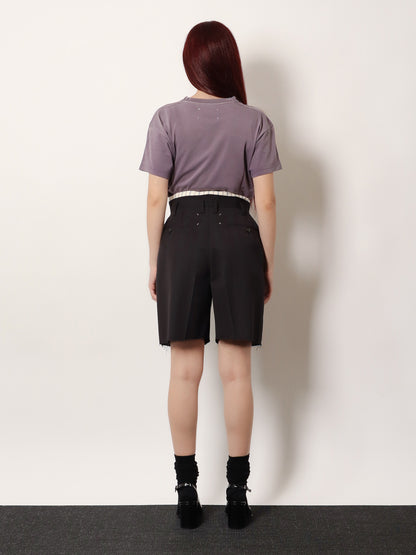 Striped virgin wool shorts thumbnail