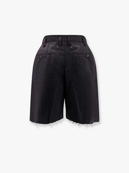 Striped virgin wool shorts thumbnail