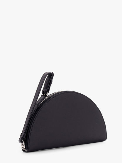 Leather pochette with iconic four stitched detail thumbnail