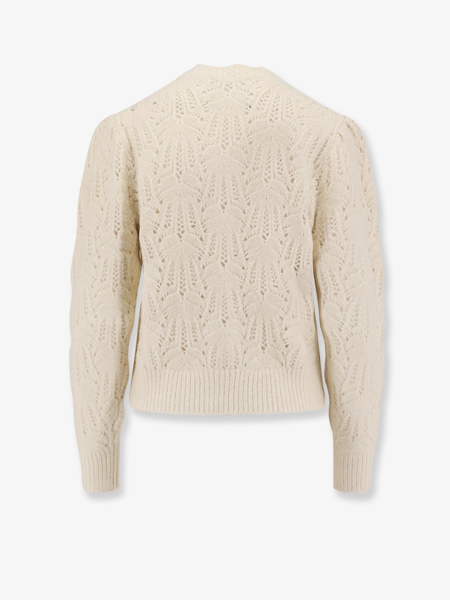Maxine perforated alpaca blend cardigan