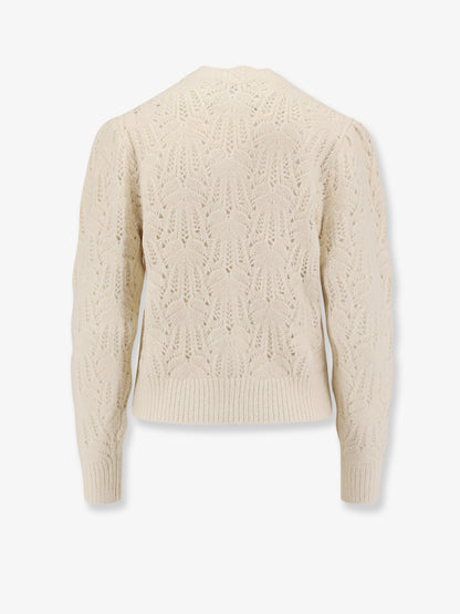 Maxine perforated alpaca blend cardigan thumbnail