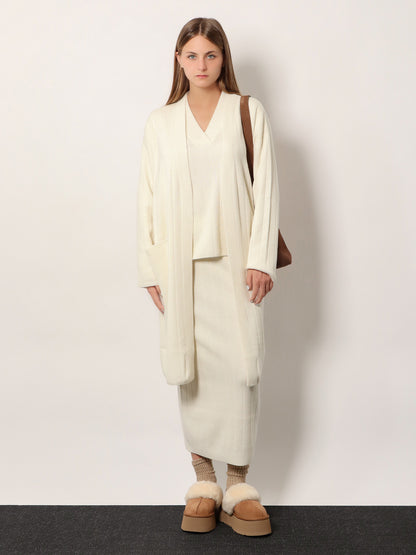 Sante cashmere midi skirt thumbnail