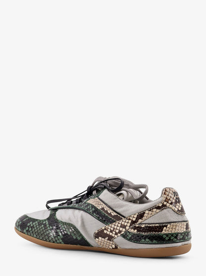 Gymnasium technical fabric and python-print Aisley sneakers thumbnail
