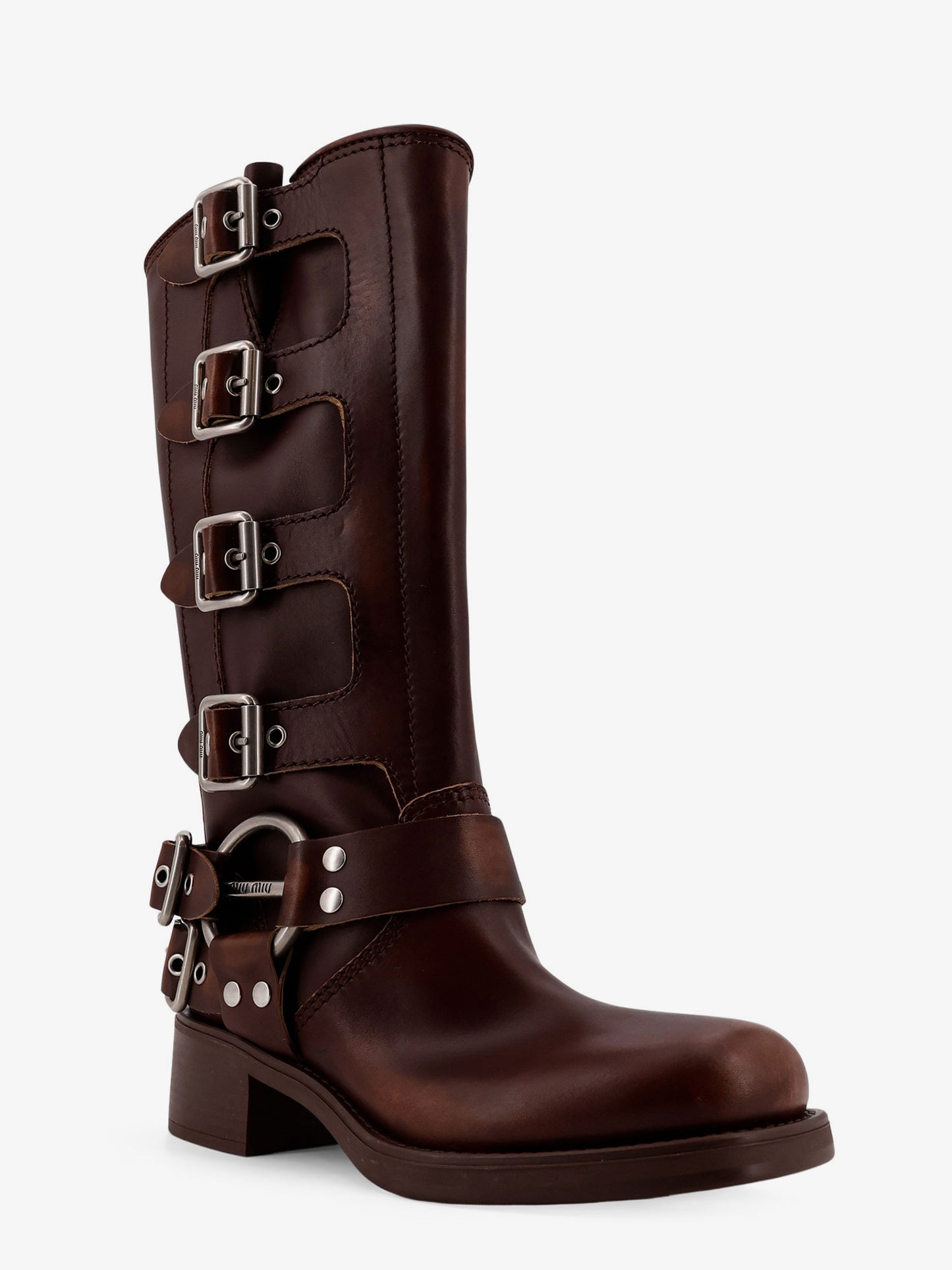 Leather boots