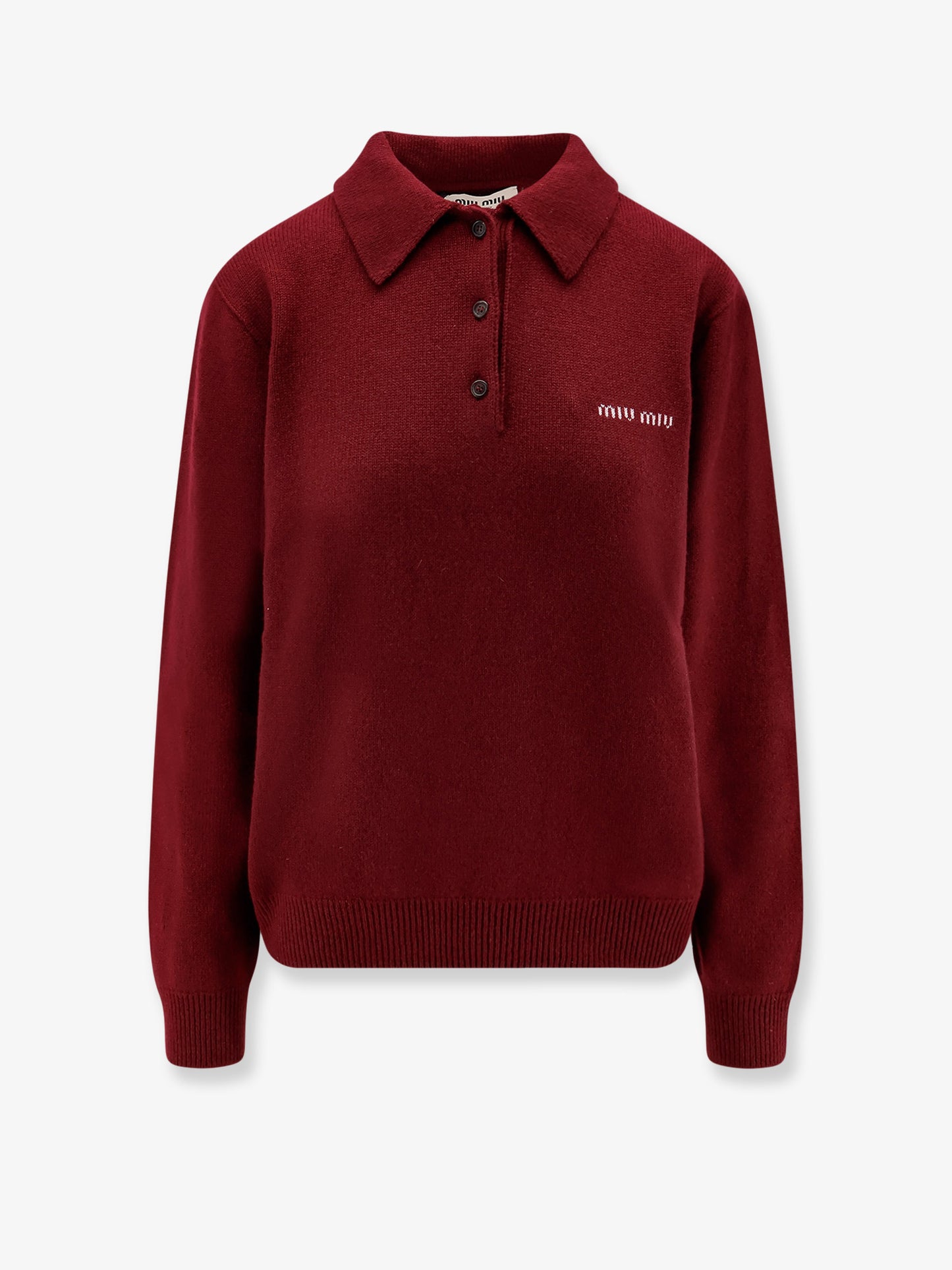 Cashmere polo sweater