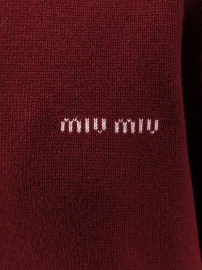 Cashmere polo sweater thumbnail
