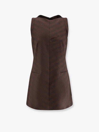 Wool blend short dress thumbnail