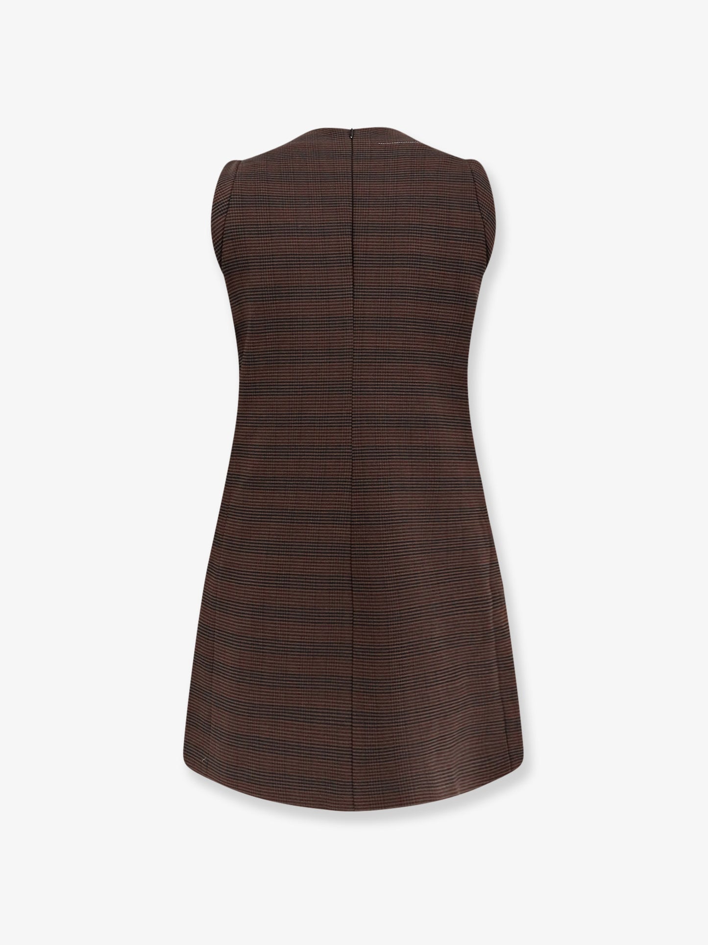 Wool blend short dress