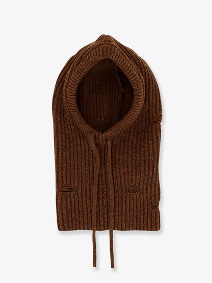 Wool blend balaclava with distressed effect thumbnail