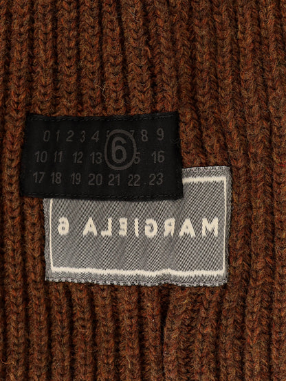 Wool blend balaclava with distressed effect thumbnail