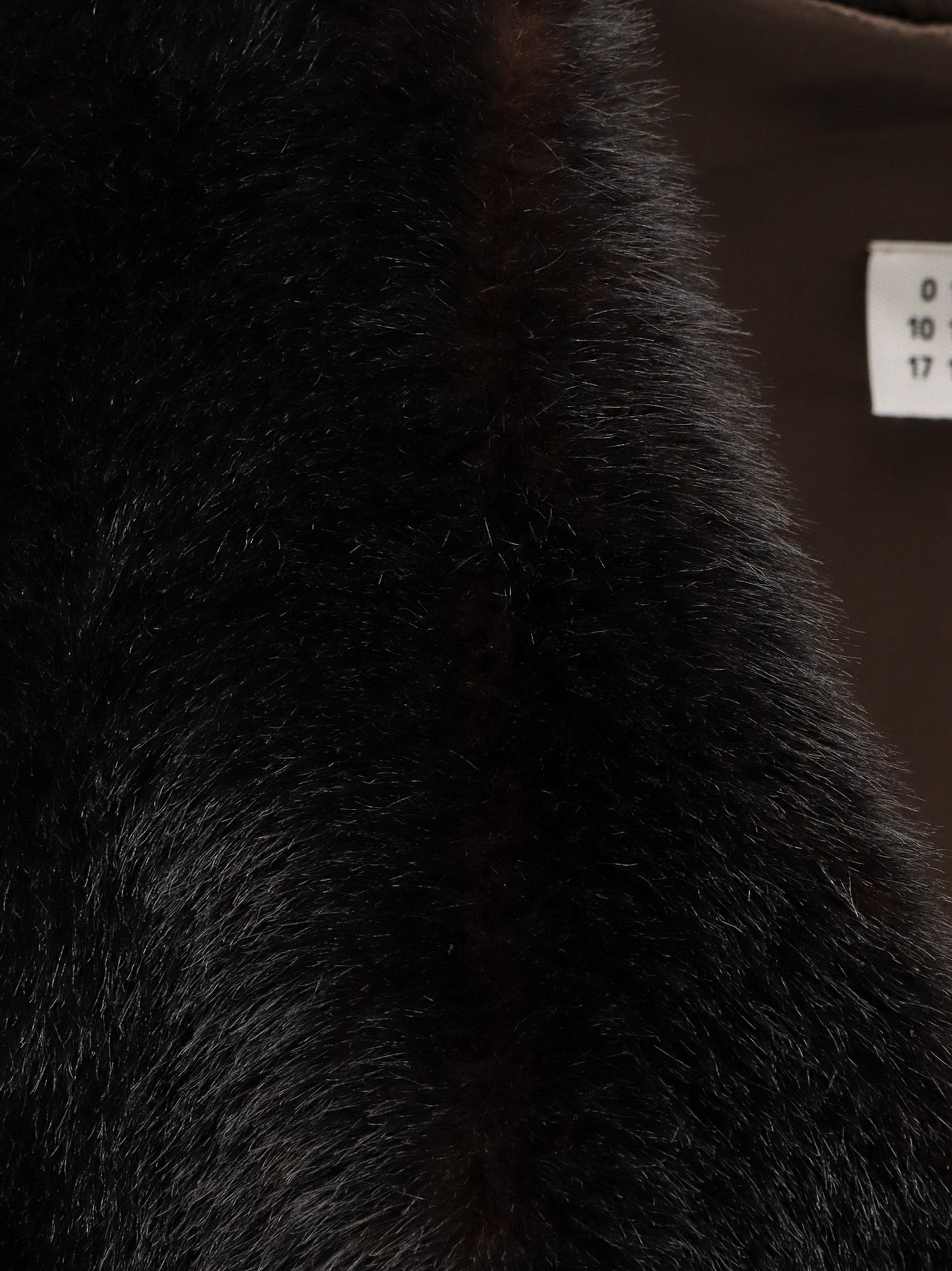 Vestito corto in eco shearling