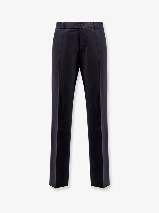 Wool blend trousers