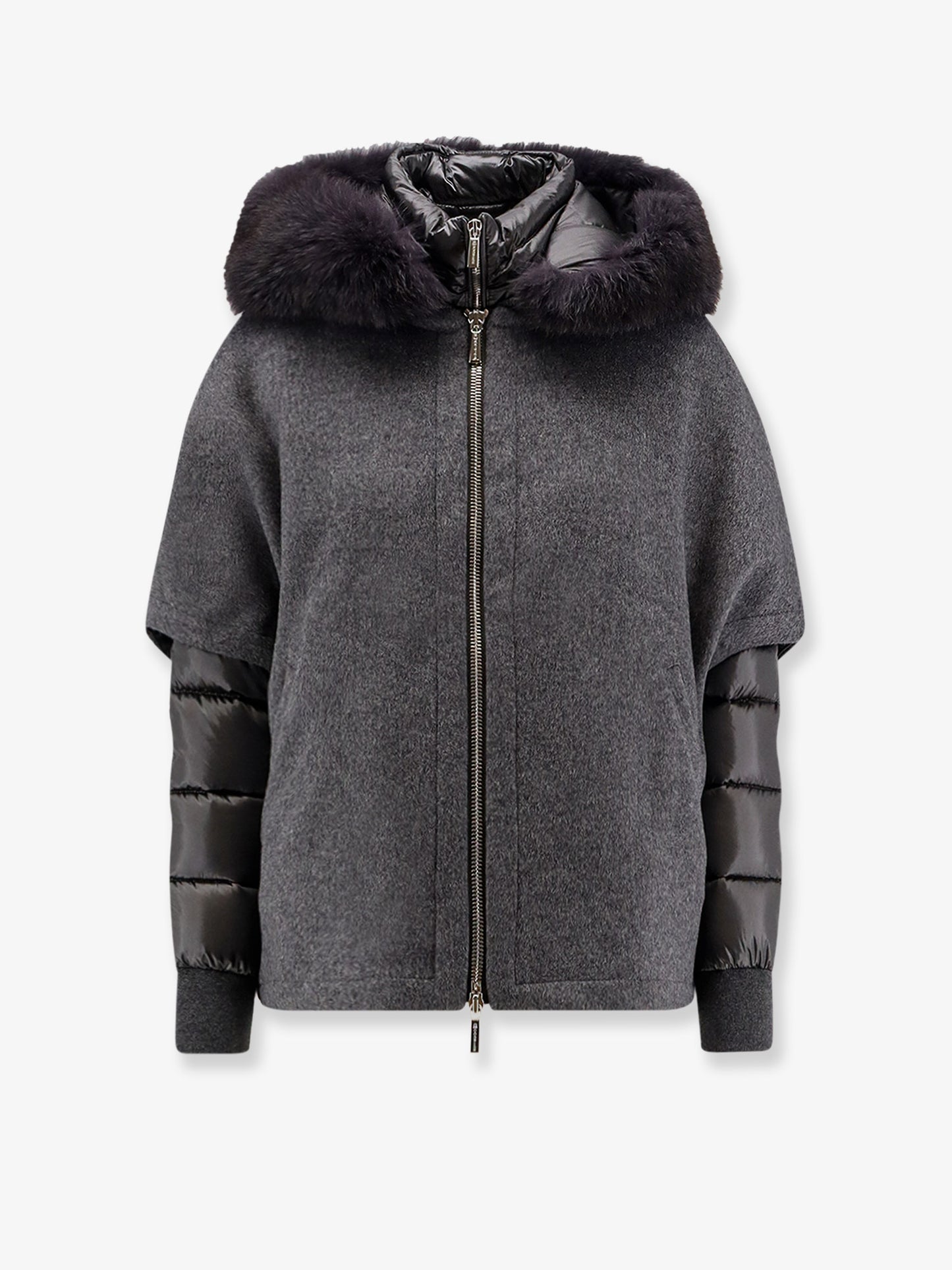 Cappotto smanicato Pegaso-Cwr in lana e cashmere