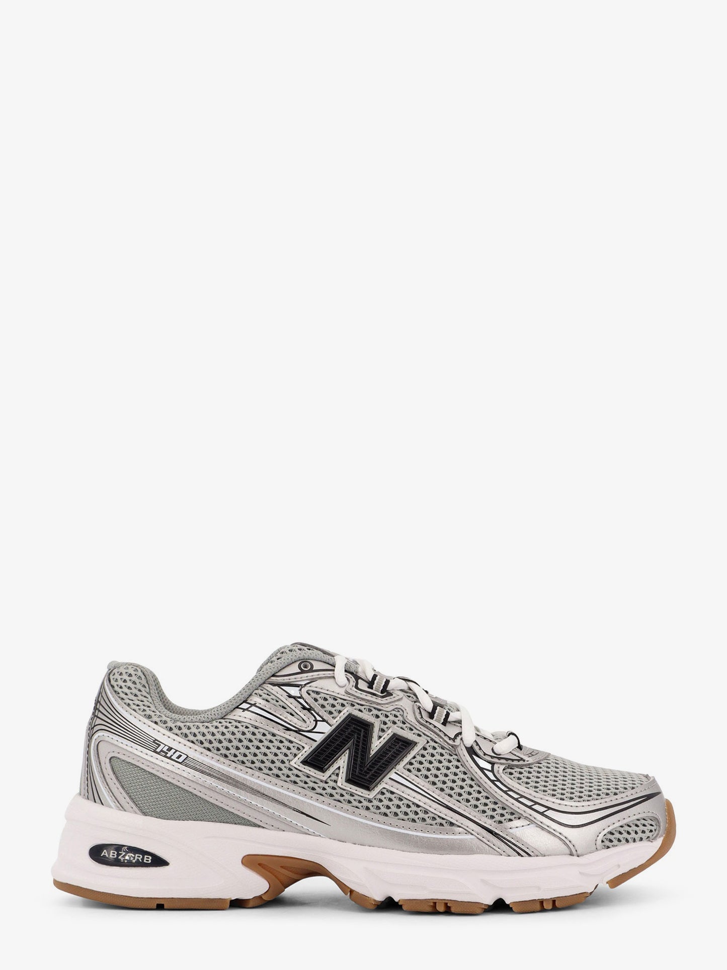 Sneakers 740 in mesh con inserti in pelle
