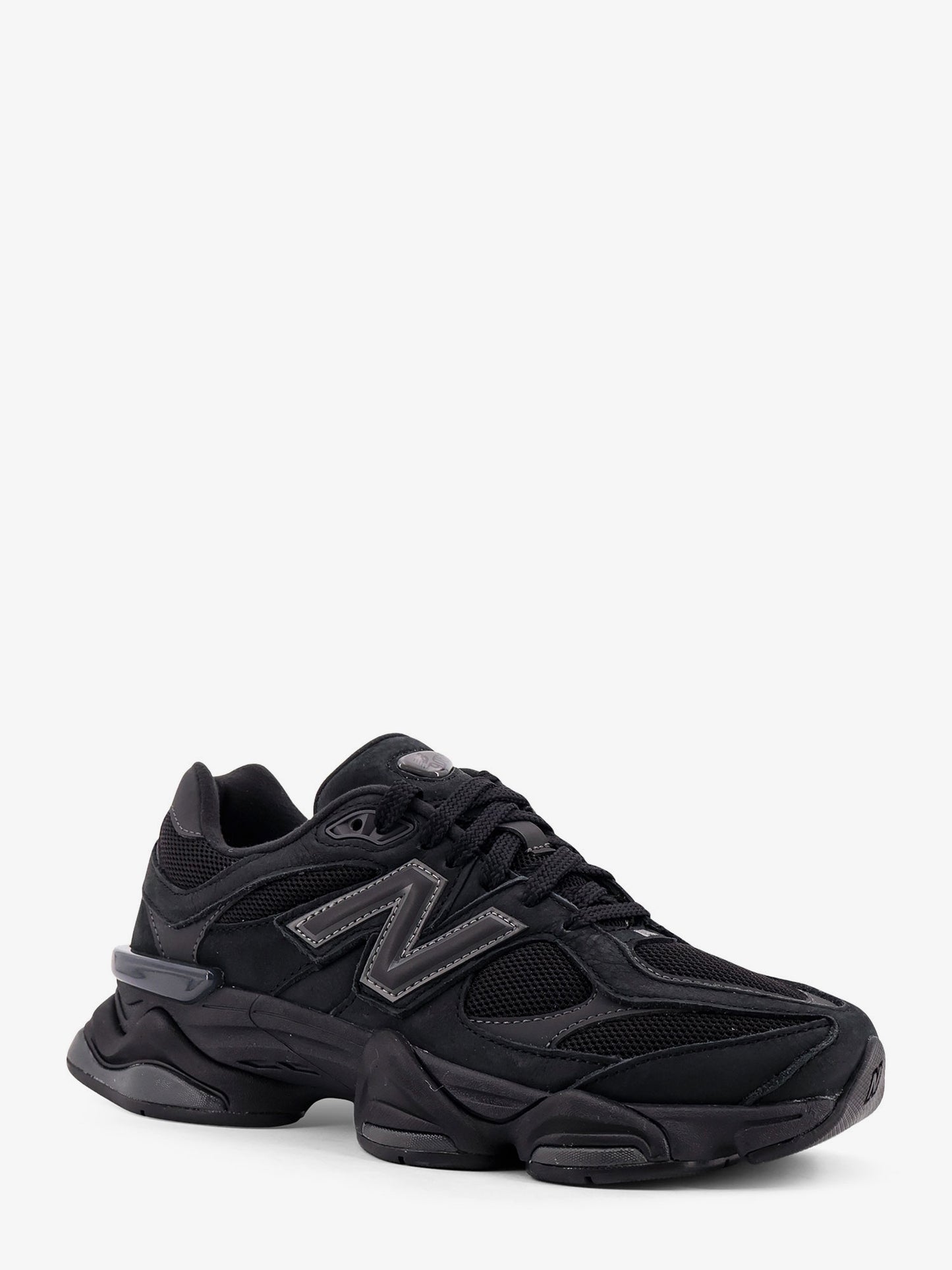 9060 mesh and leather sneakers