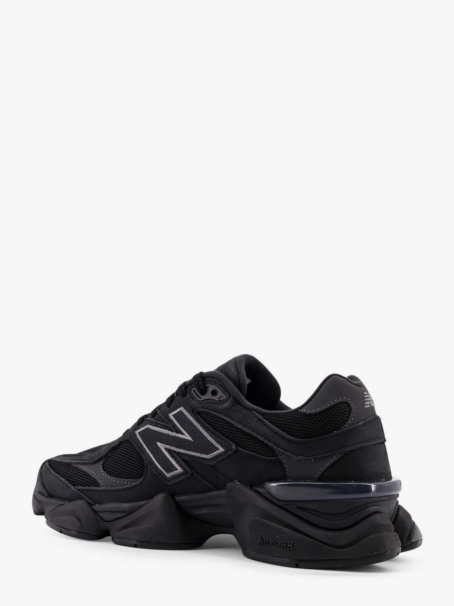 9060 mesh and leather sneakers