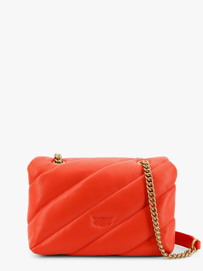Matelassé leather shoulder bag with iconic love birds buckle thumbnail