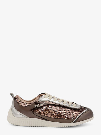 Reby 10 mirror fabric sneakers with sequins thumbnail