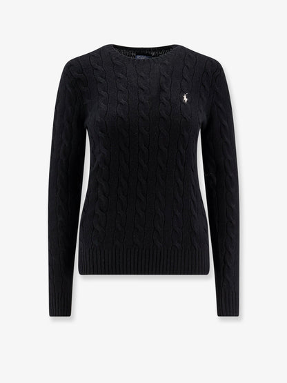 Wool and cashmere cable knit sweater thumbnail